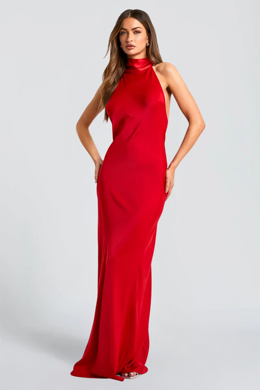 MAXIKLEID VENICE SATIN – Ansicht 1