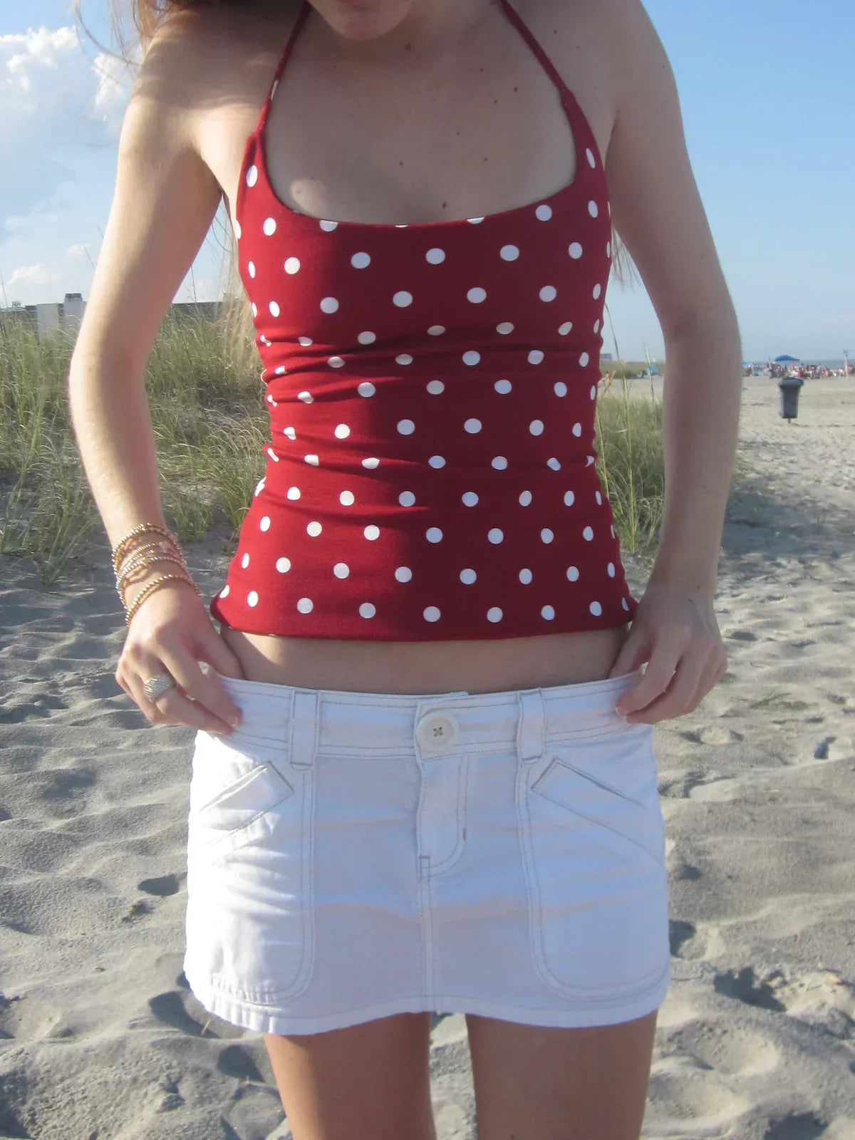 GEPUNKTETES TANKTOP – Ansicht 2