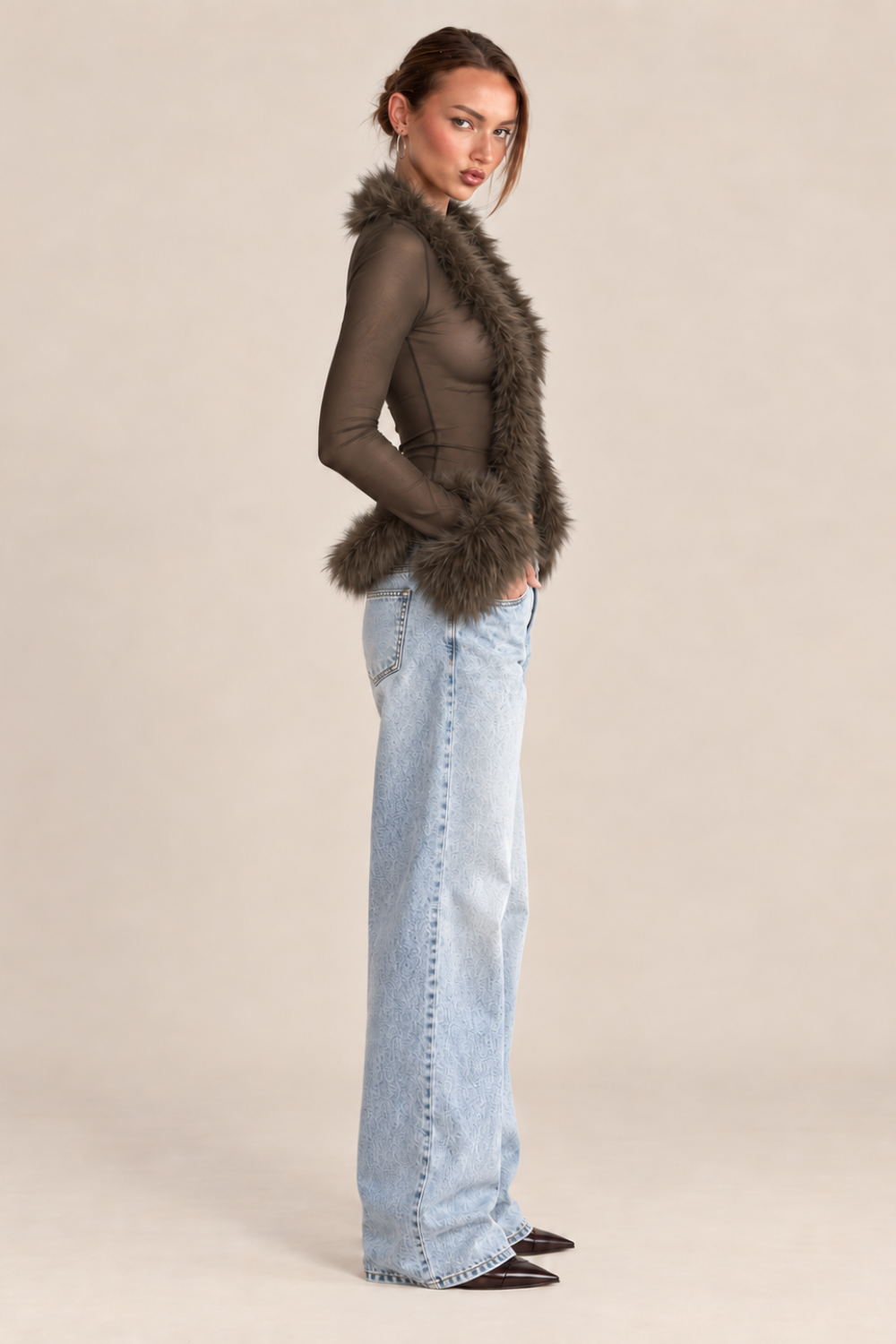 TRANSPARENTES TOP FERRYHILL FUR – Ansicht 3