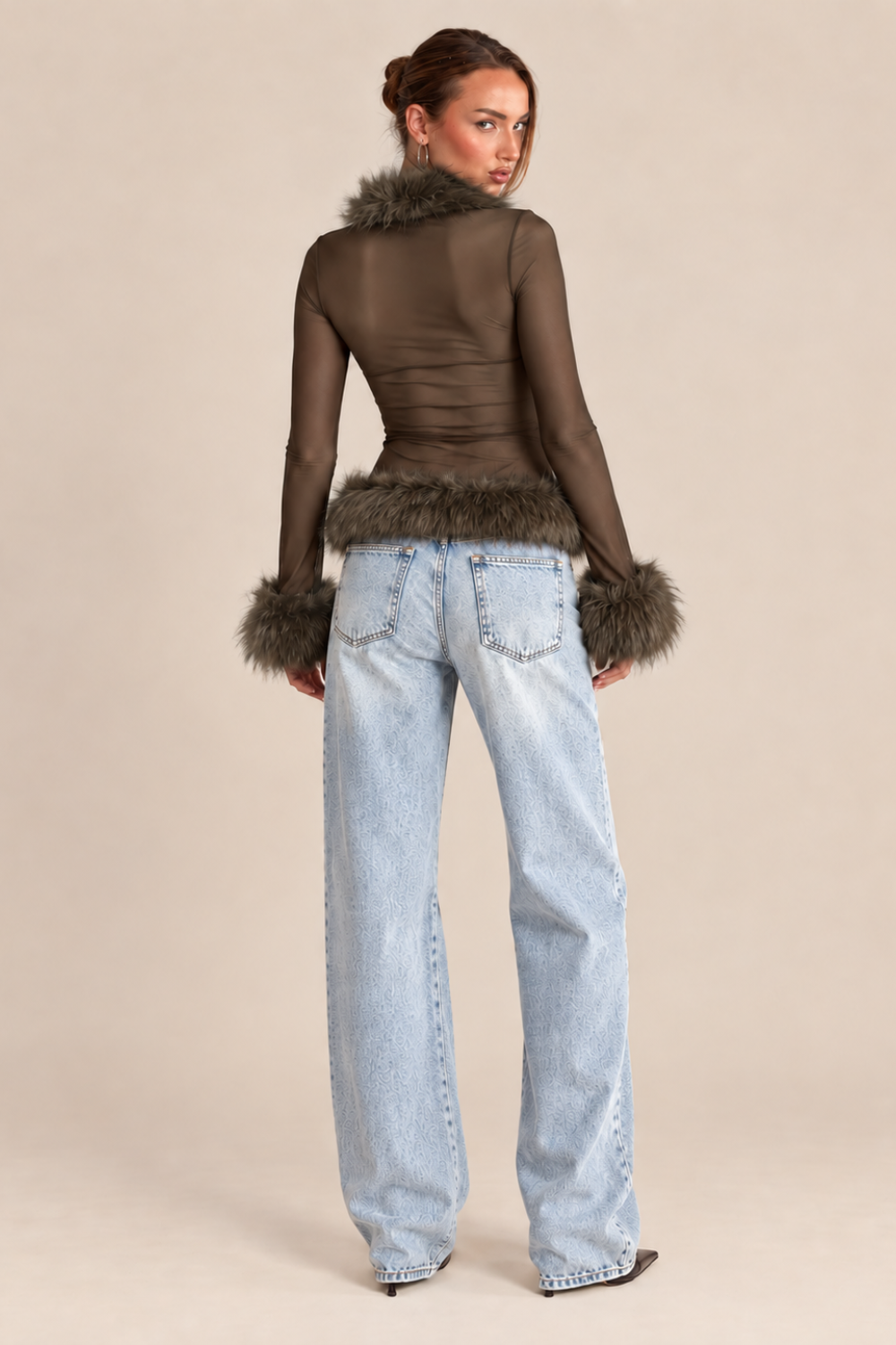 TRANSPARENTES TOP FERRYHILL FUR – Ansicht 4