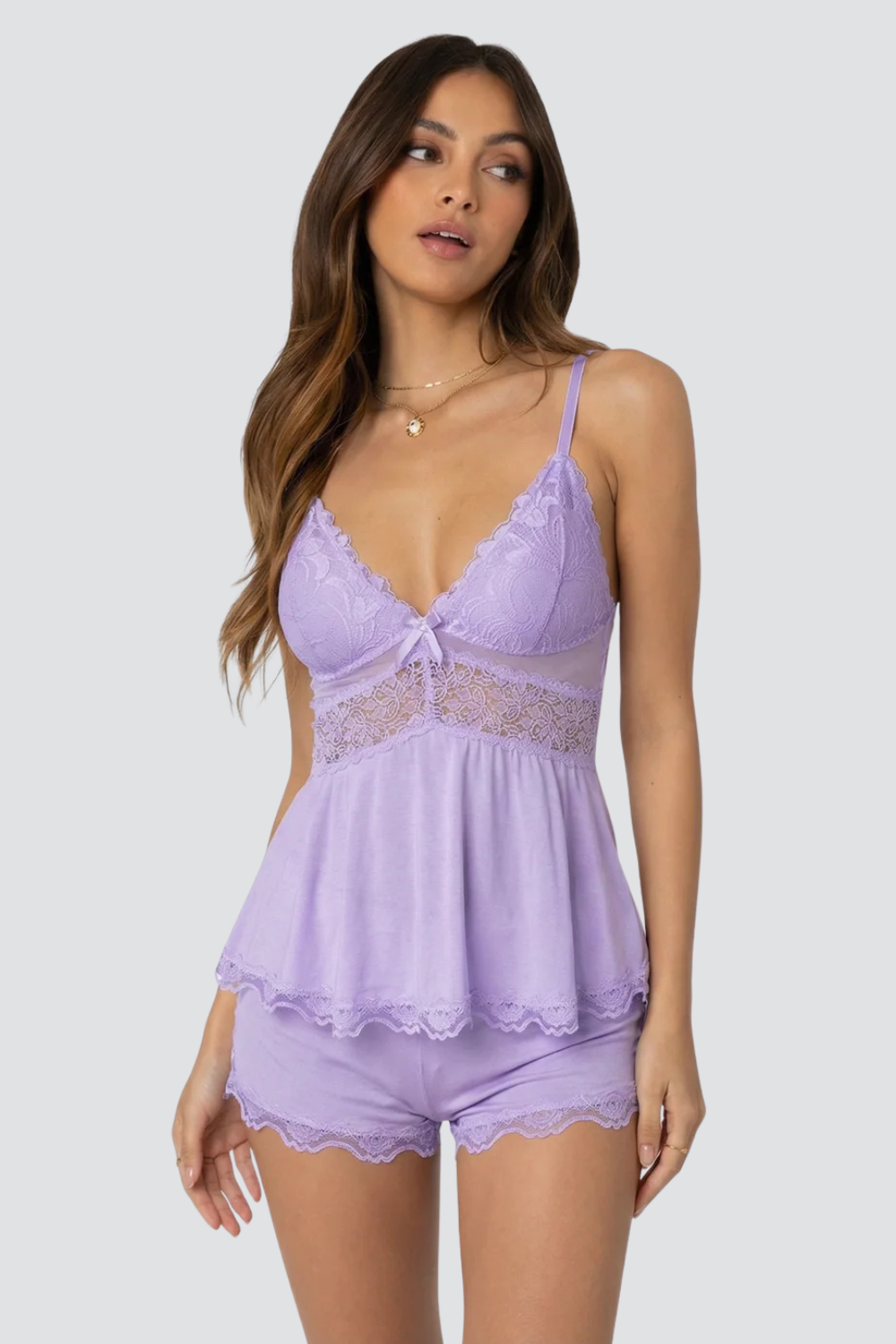 ANIA SPITZEN-PYJAMA-SET – Ansicht 7